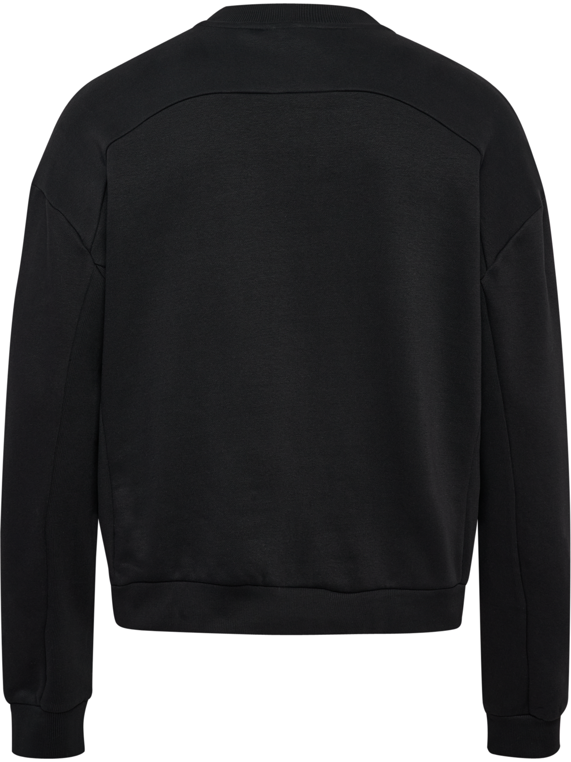 hmlBOXY CREW LOGO, BLACK, packshot