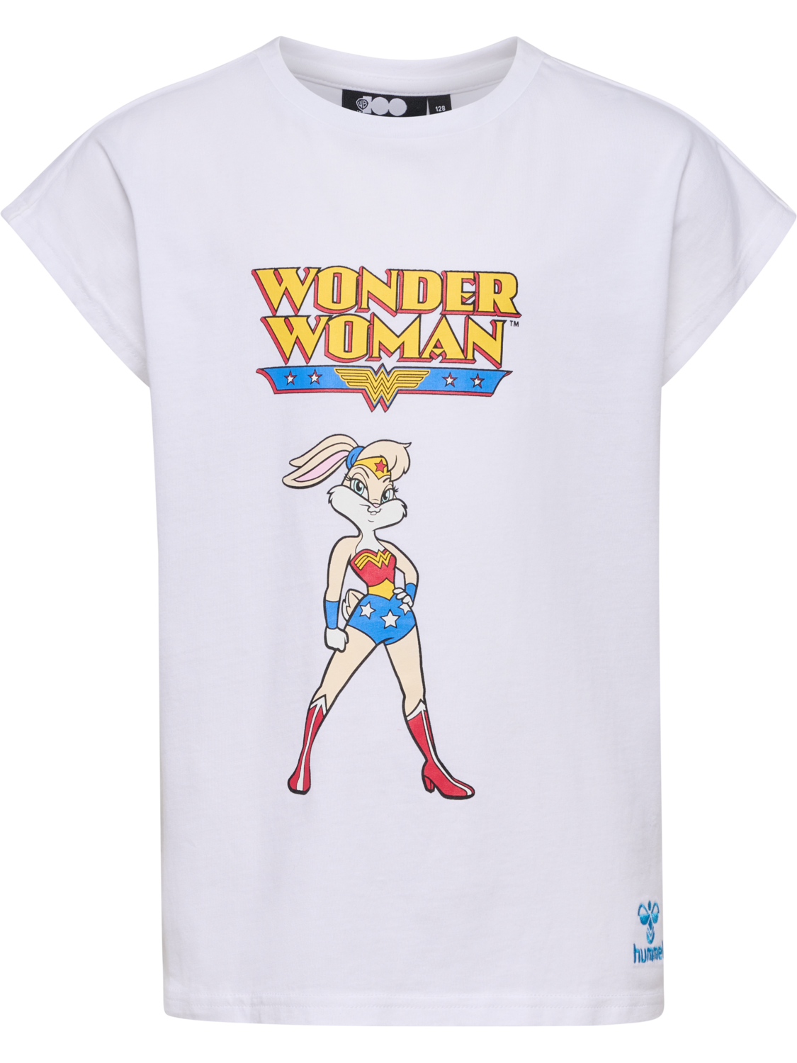 hmlLOLA BUNNY T-SHIRT S/S, WHITE, packshot