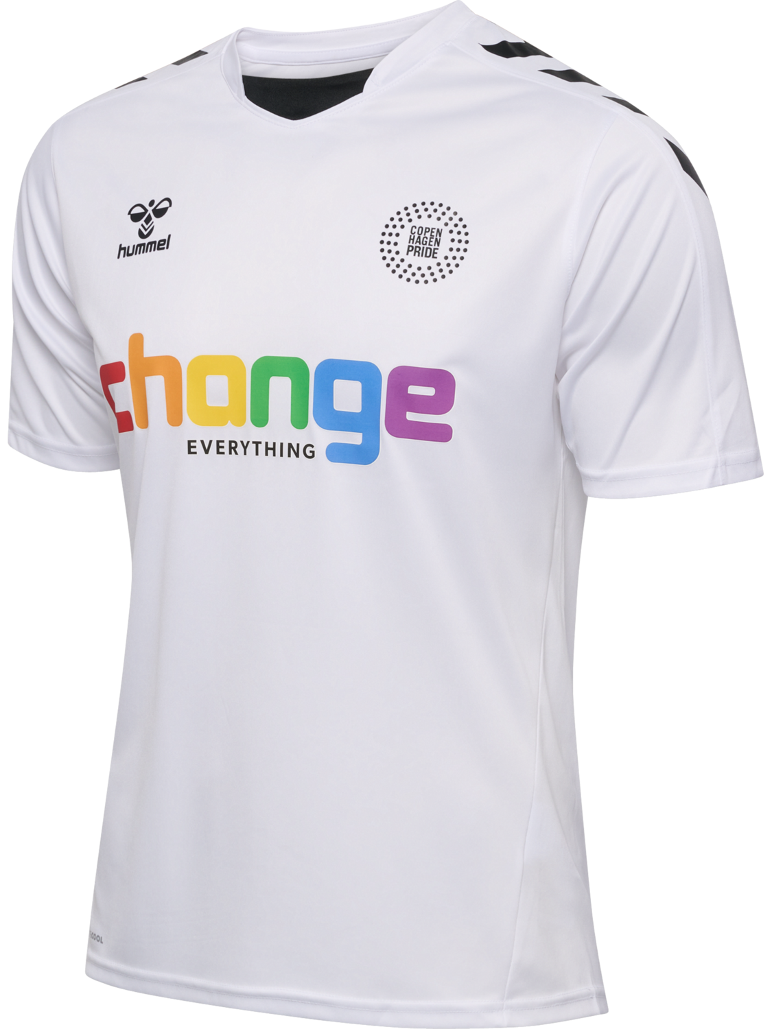 hmlCHANGE FOOTBALL JERSEY, WHITE, packshot