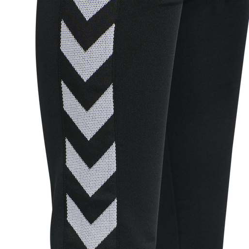 hmlNELLY 2.0 TAPERED PANTS, BLACK, packshot