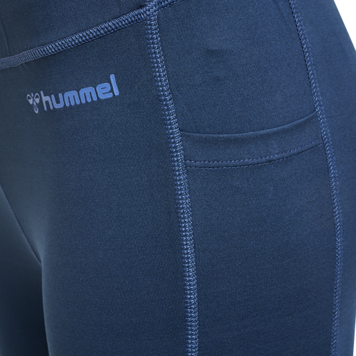 hmlMT MABLEY MID WAIST TIGHTS, INSIGNIA BLUE hmlMT MABLEY MID WAIST TIGHTS, INSIGNIA BLUE, packshot