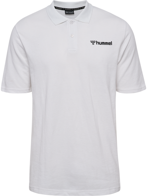 hmlMOVER COTTON POLO, WHITE hmlMOVER COTTON POLO, WHITE, packshot