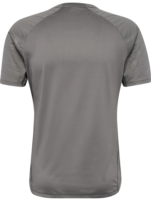 hmlPRO TRAINING JERSEY S/S, STEEL GRAY, packshot
