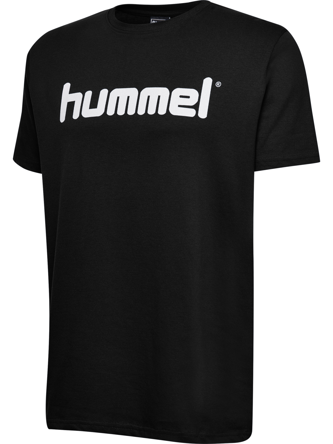 HMLGO COTTON LOGO T-SHIRT S/S, BLACK, packshot