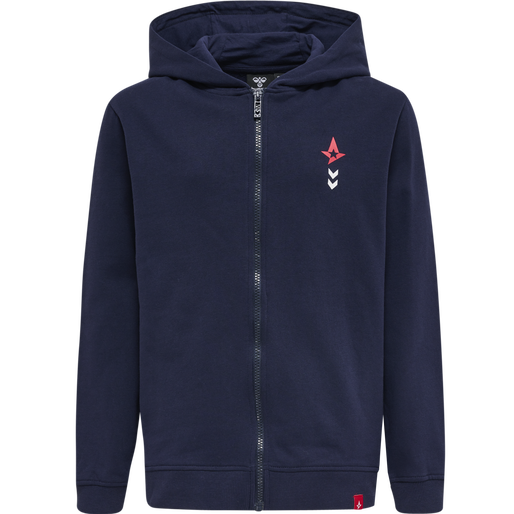 ASTRALIS 21/22 ZIP HOODIE KIDS, MARINE, packshot