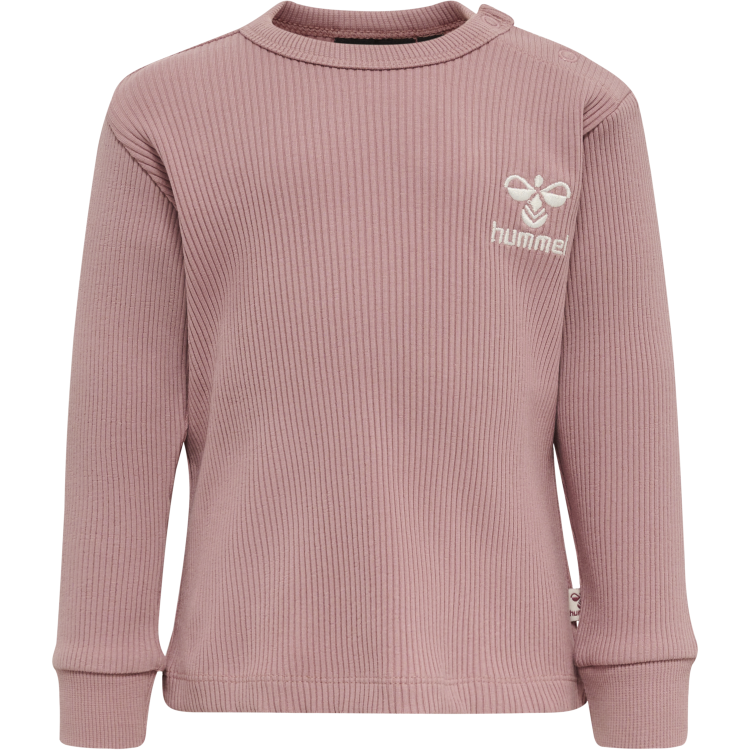 hmlSAMI T-SHIRT L/S, WOODROSE, packshot