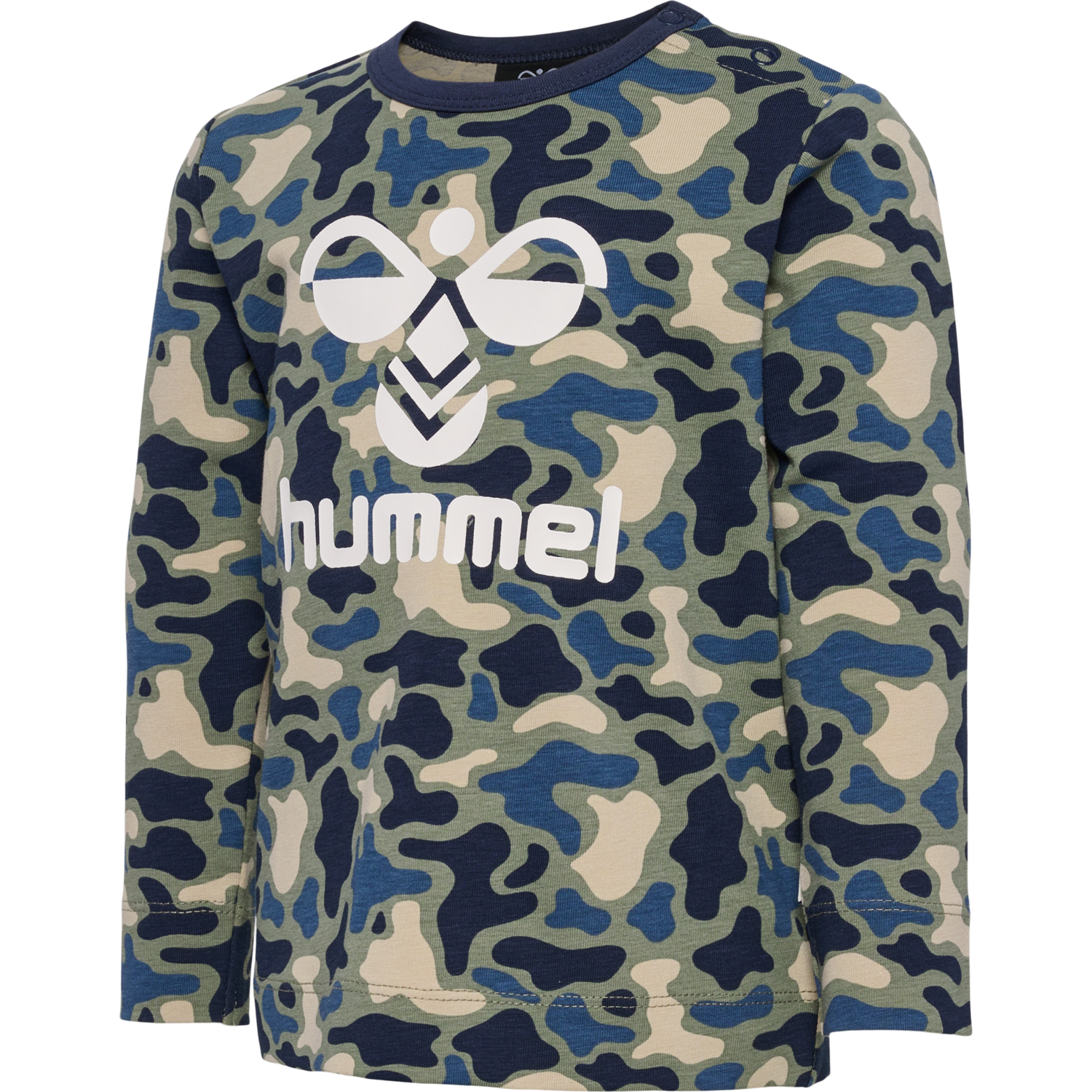 hmlSTEEN AOP T-SHIRT L/S, VETIVER, packshot