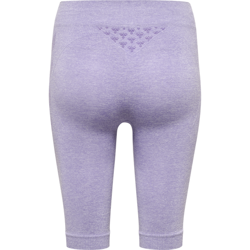 hmlCI SEAMLESS CYCLING SHORTS, LAVENDER MELANGE, packshot