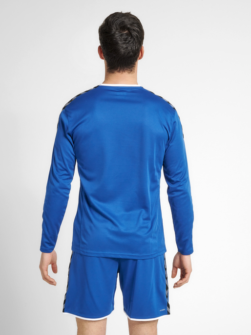 hmlAUTHENTIC POLY JERSEY L/S, TRUE BLUE, model