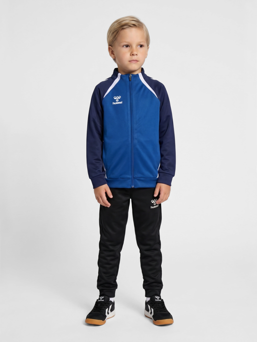 hmlLEAD 2.0 TRACK ZIP JACKET KIDS, TRUE BLUE/MARINE, model