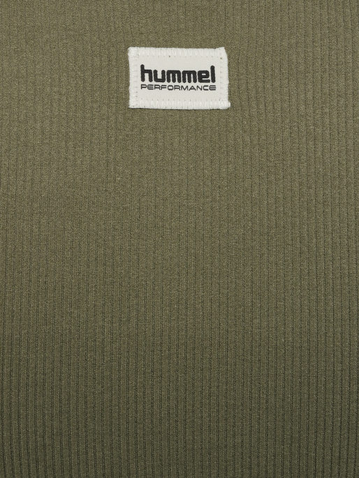 hmlPULSE SEAMLESS RIB W T-SHIRT S/S, DUSTY OLIVE hmlPULSE SEAMLESS RIB W T-SHIRT S/S, DUSTY OLIVE, packshot