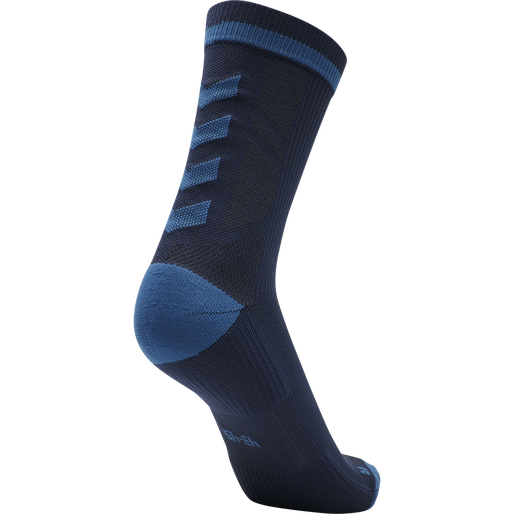ELITE INDOOR SOCK LOW PA, DARK SAPPHIRE/BLUE CORAL, packshot