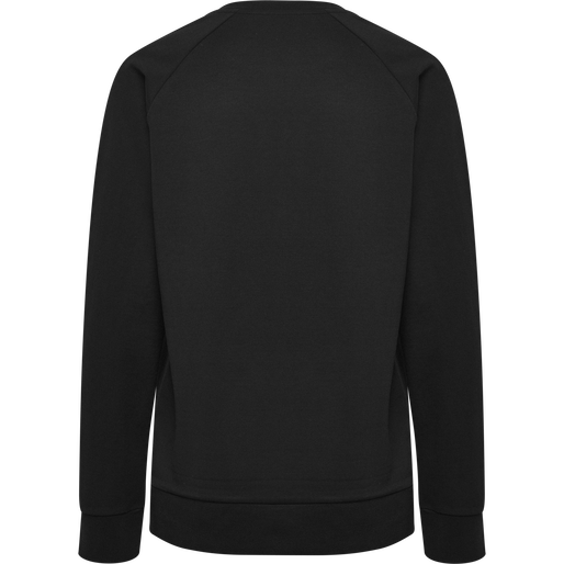 HMLGO COTTON LOGO SWEATSHIRT WOMAN, BLACK, packshot