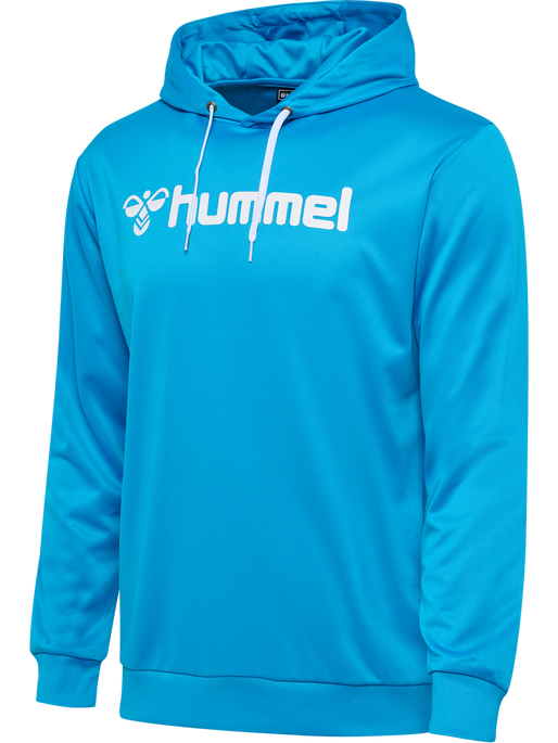 hmlLOGO HOODIE, DIVA BLUE, packshot