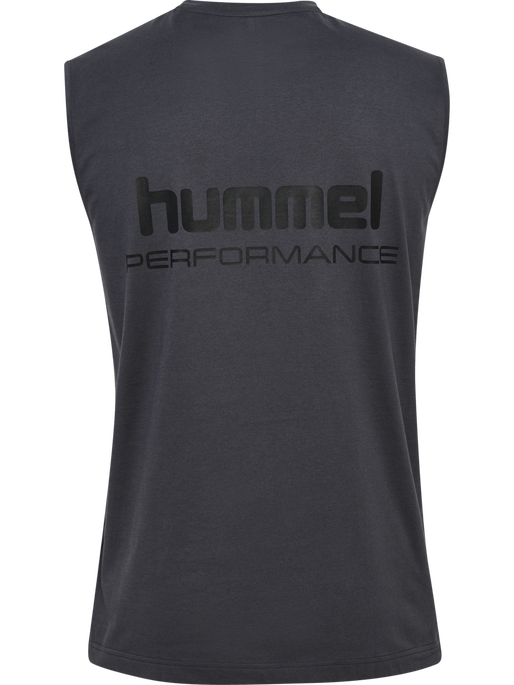 hmlHIIT MUSCLE TANK TOP, EBONY, packshot