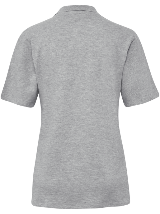 hmlGO 2.0 POLO WOMAN, GREY MELANGE hmlGO 2.0 POLO WOMAN, GREY MELANGE, packshot