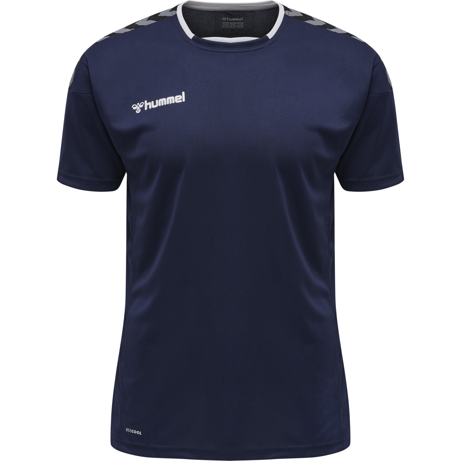 hmlAUTHENTIC POLY JERSEY S/S, MARINE, packshot