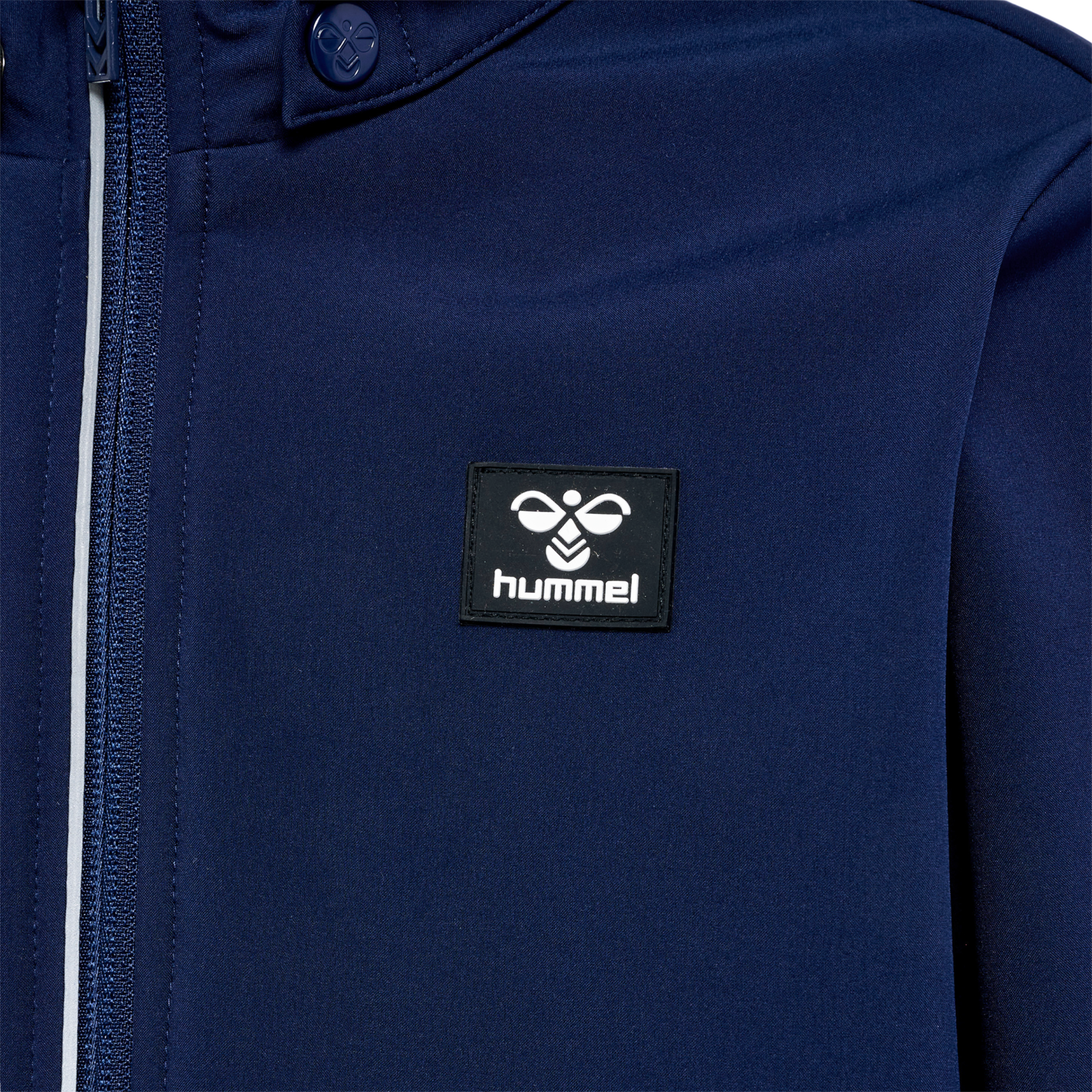 hmlMARS SOFTSHELL JACKET, BLACK IRIS, packshot