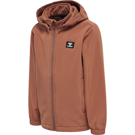 hmlMARS SOFTSHELL JACKET, COPPER BROWN, packshot