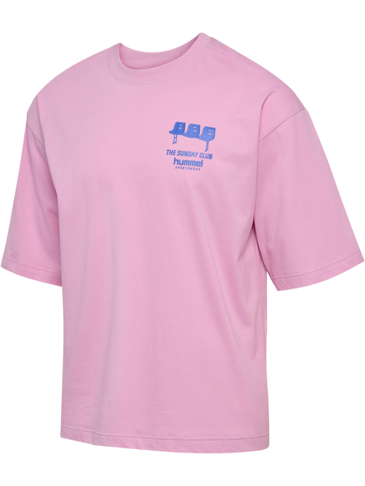 hmlOVERSIZED T-SHIRT S/S SUNDAY, PASTEL LAVENDER hmlOVERSIZED T-SHIRT S/S SUNDAY, PASTEL LAVENDER, packshot