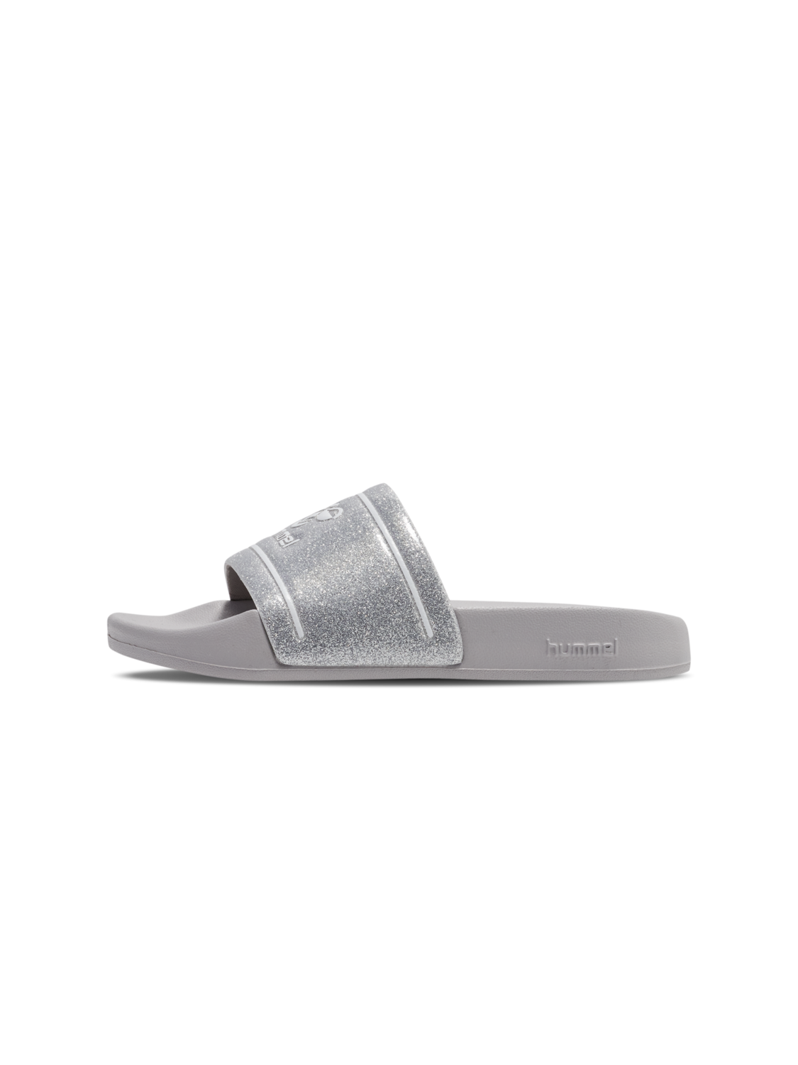 POOL SLIDE GLITTER JR, LUNAR ROCK, packshot