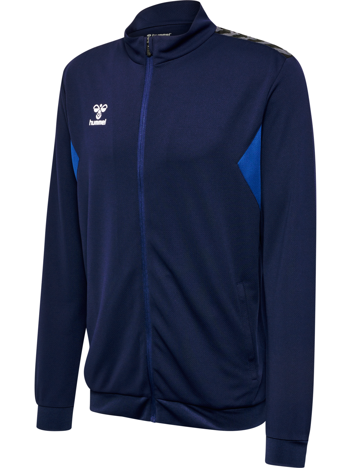 hmlAUTHENTIC PL ZIP JACKET, MARINE, packshot