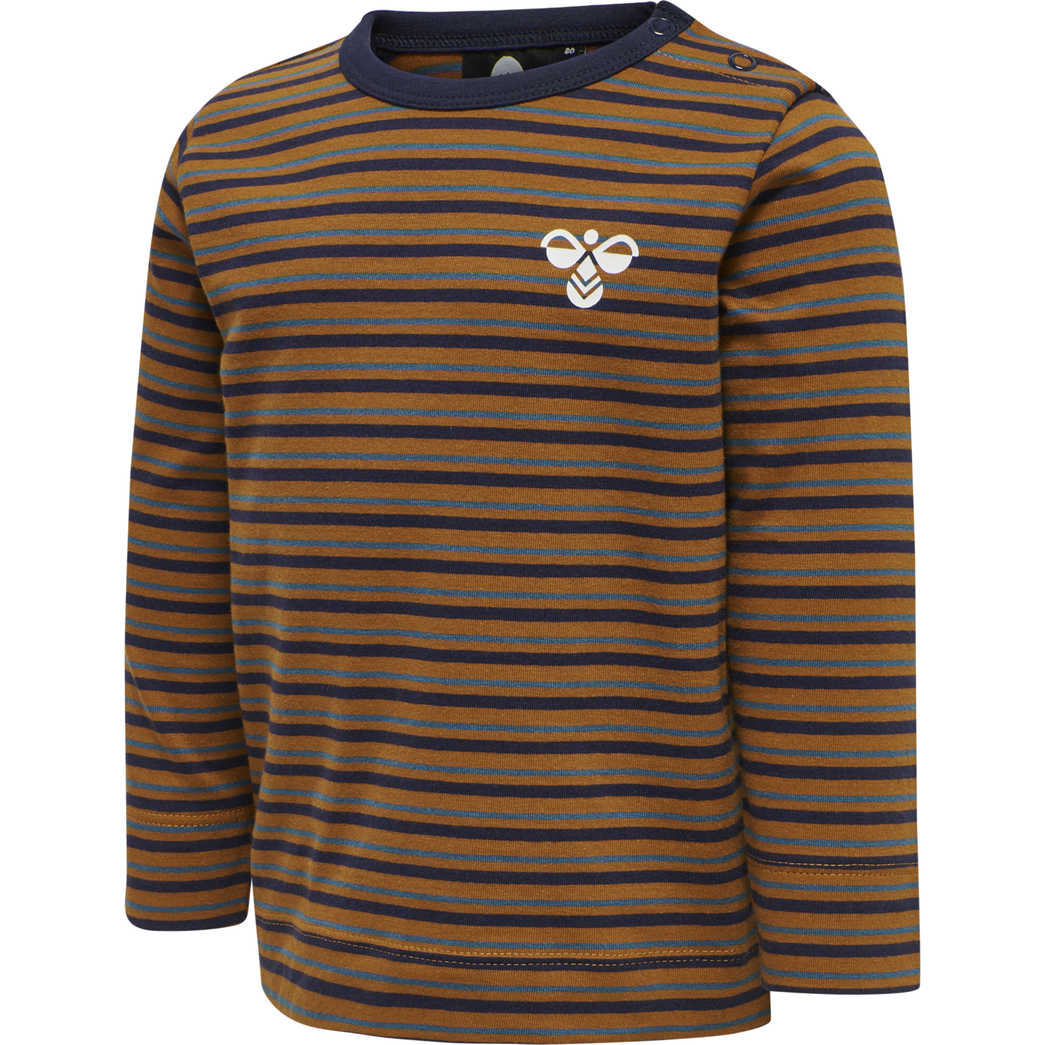 hmlSILVER T-SHIRT L/S, GLAZED GINGER, packshot