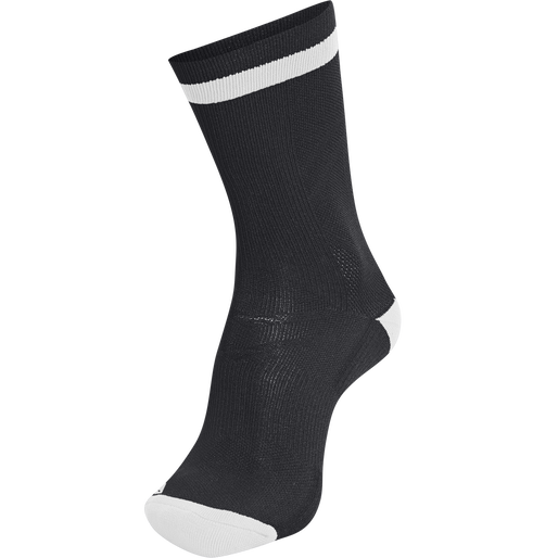 ELITE INDOOR SOCK LOW, BLACK, packshot