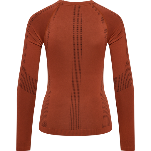 hmlMT SHAPING SEAMLESS T-SHIRT L/S, ARABIAN SPICE, packshot