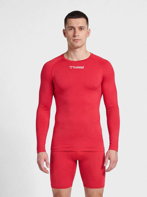 hmlBL COMFORT 2.0 TEE L/S, TRUE RED, model