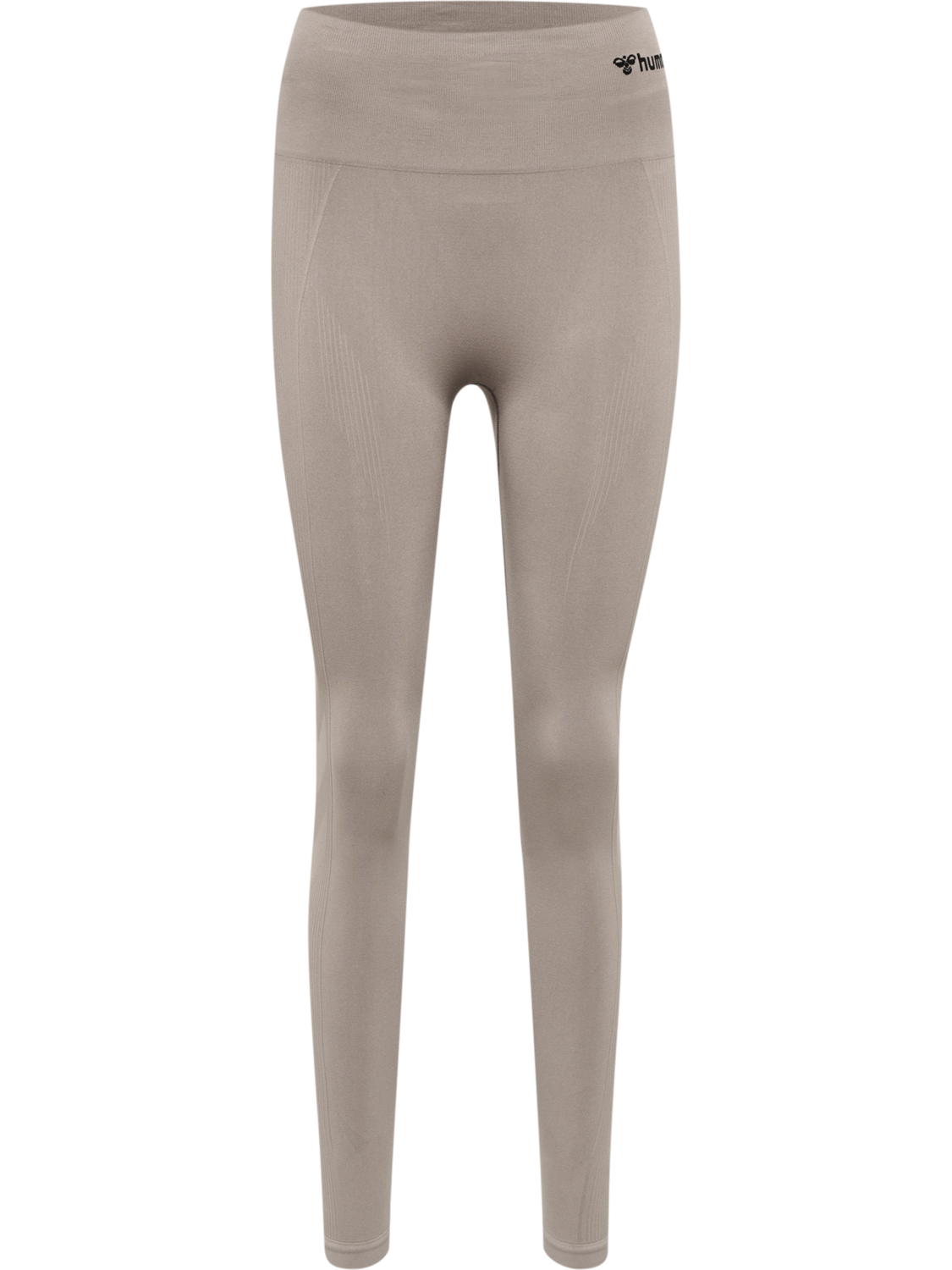 hmlTIF SEAMLESS HIGH WAIST TIGHTS, DRIFTWOOD, packshot