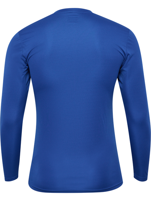 hmlBL ESSENTIAL TEE L/S, TRUE BLUE, packshot