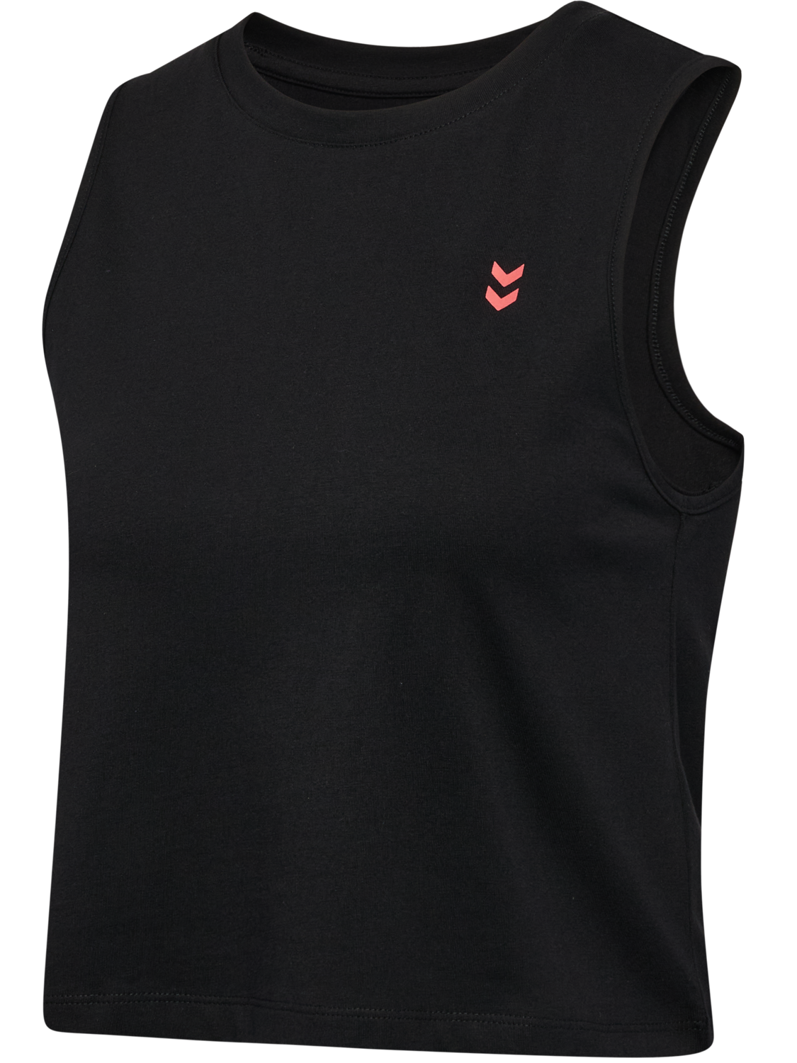 hmlHIIT CROPPED W MUSCLE TANK TOP, BLACK, packshot