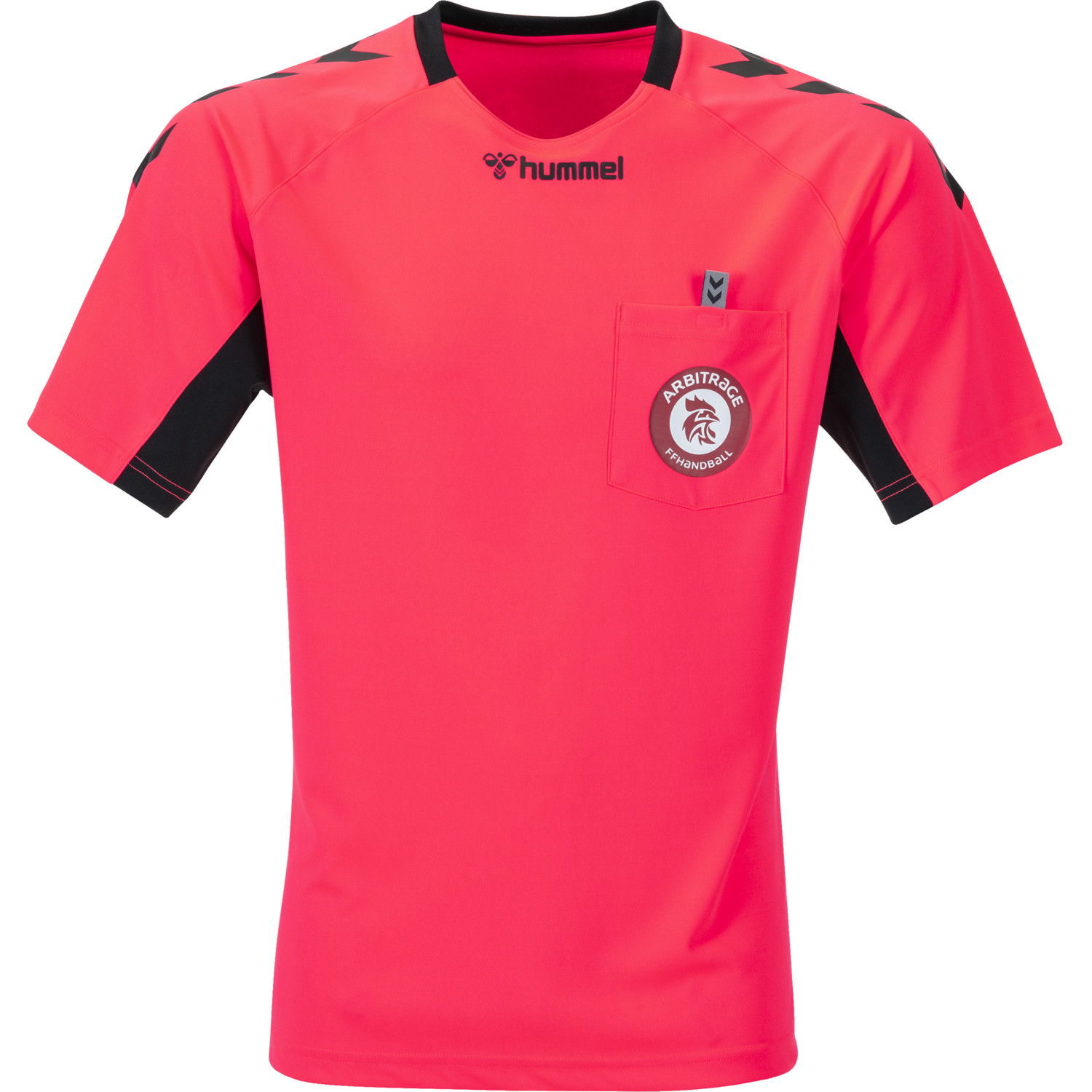 FFHB REFEREE YOUTH JERSEY S/S, DIVA PINK, packshot