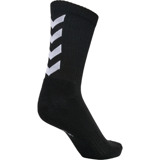 FUNDAMENTAL 3-PACK SOCK, BLACK, packshot