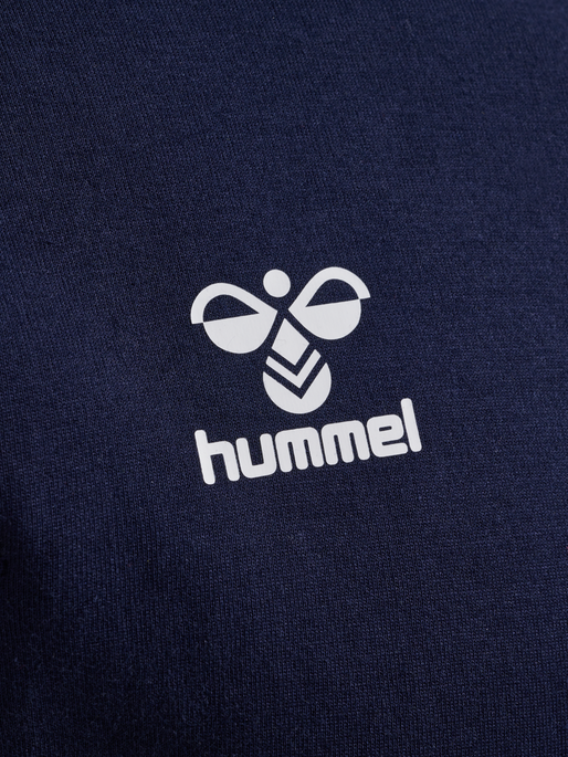 hmlTRAVEL SWEAT HOODIE, MARINE hmlTRAVEL SWEAT HOODIE, MARINE, packshot