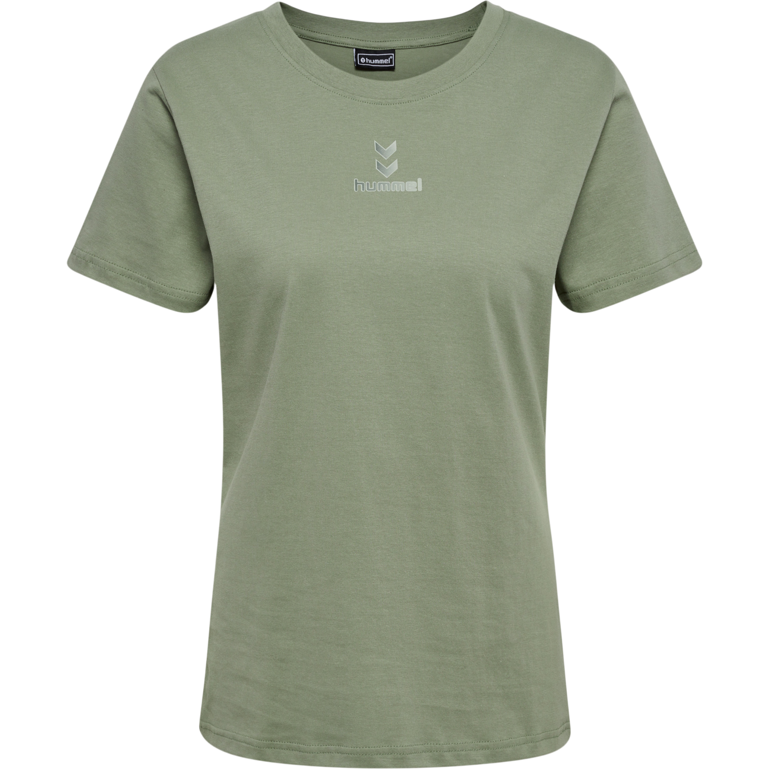 hmlACTIVE CHEVRONS CO TEE S/S WOMAN, SEA SPRAY, packshot