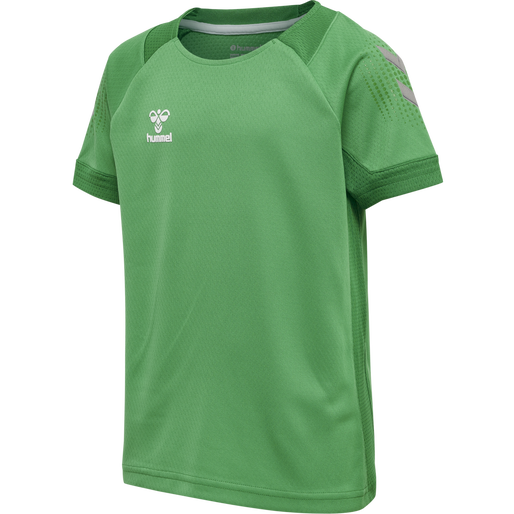 hmlLEAD S/S POLY JERSEY KIDS, JELLY BEAN, packshot