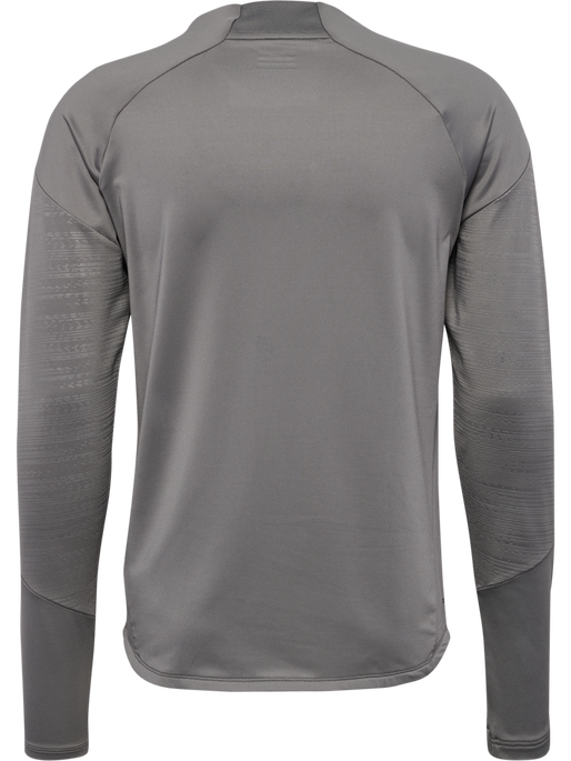 hmlPRO TRAINING CREW SWEAT, STEEL GRAY, packshot