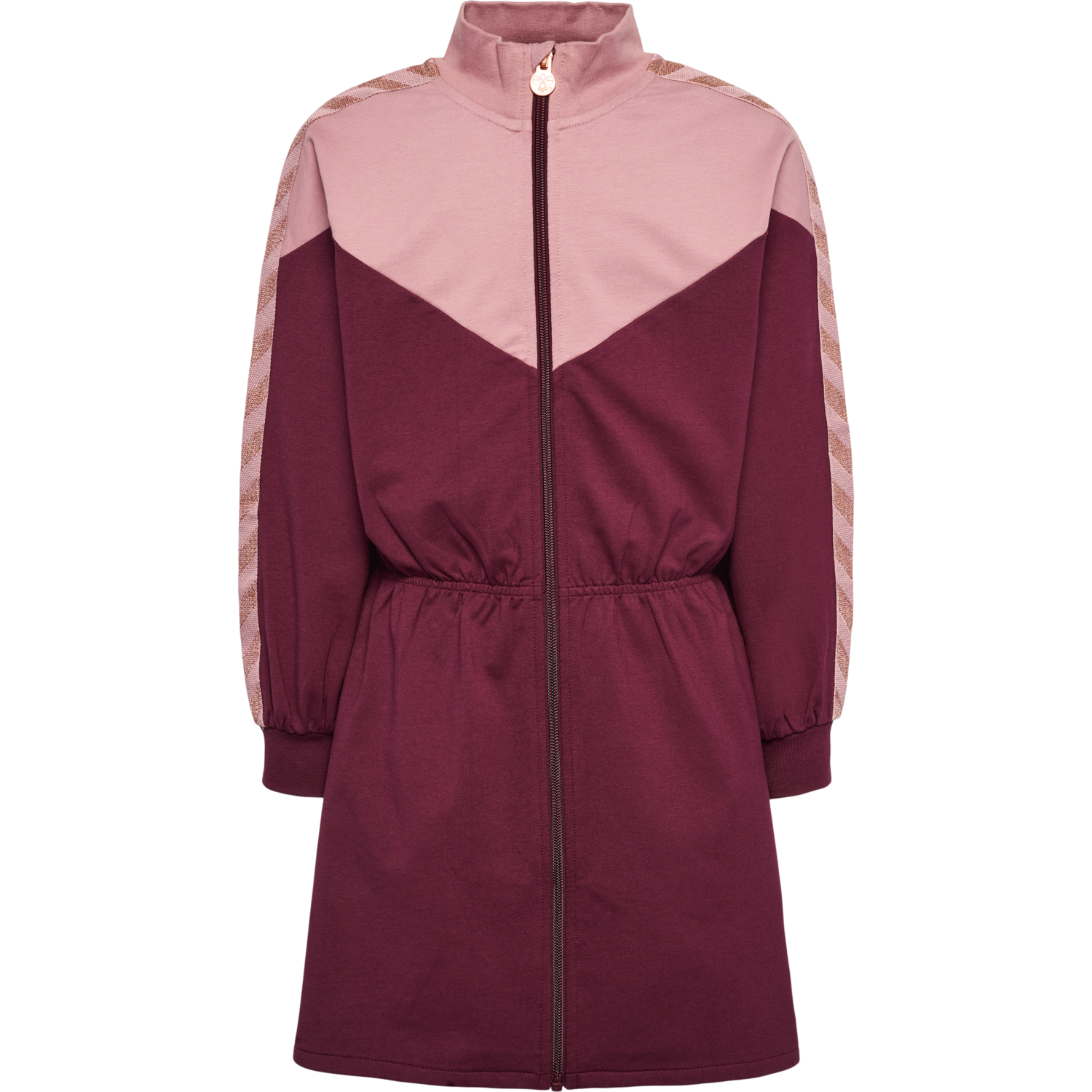 hmlALVILDA ZIP DRESS, WINDSOR WINE, packshot