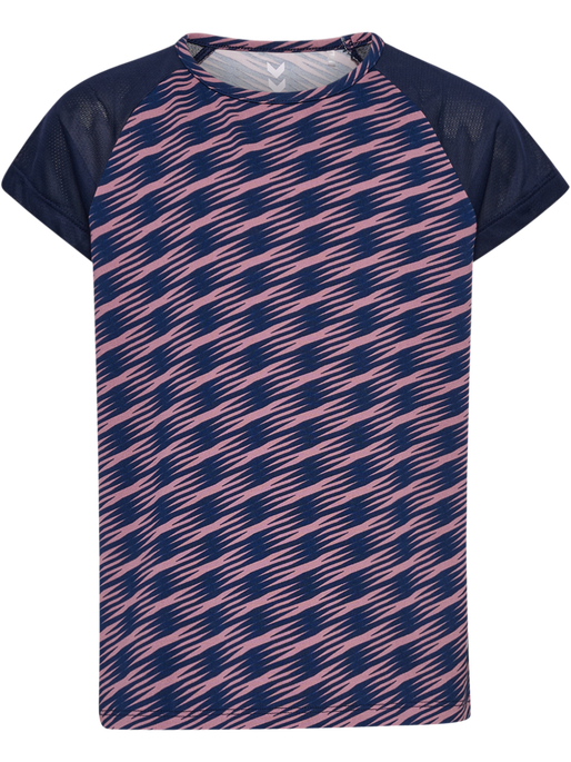 hmlJR MIX T-SHIRT S/S, WISTFUL MAUVE hmlJR MIX T-SHIRT S/S, WISTFUL MAUVE, packshot