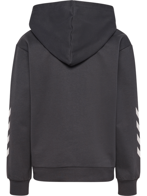 hmlJR LOGO ZIP JACKET, EBONY hmlJR LOGO ZIP JACKET, EBONY, packshot