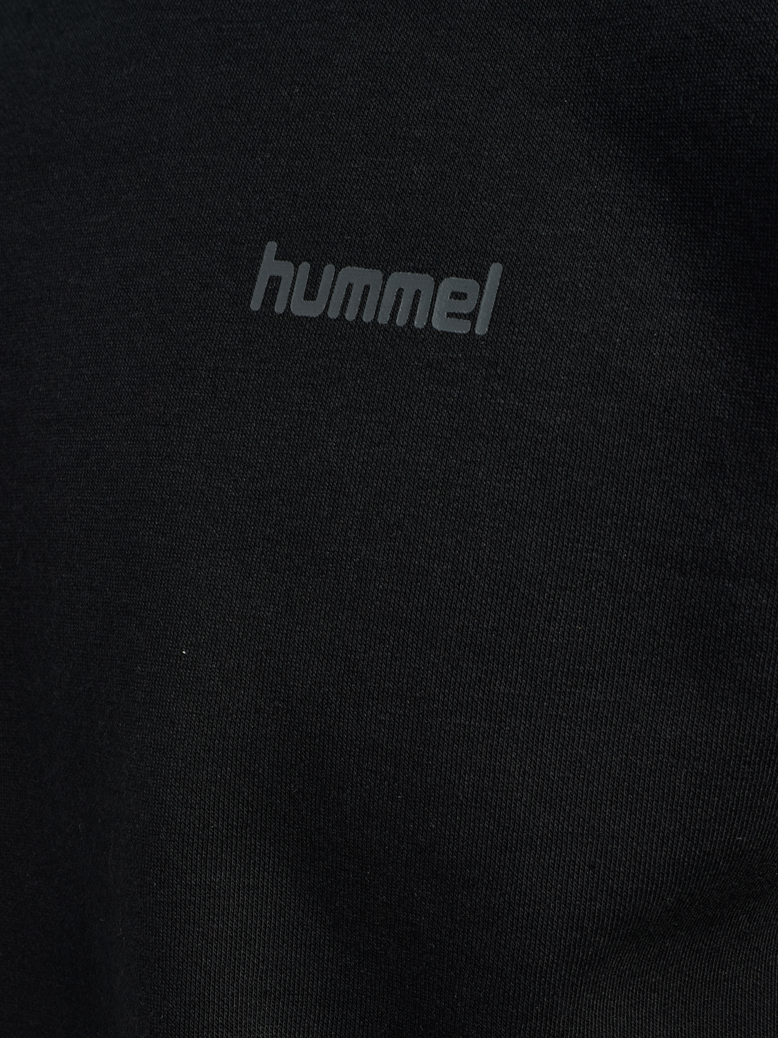 hmlKEEPER CHEVRON SWEATSHIRT, BLACK, packshot