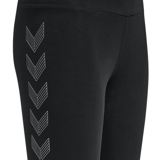 hmlMOVE GRID COTTON TIGHTS KIDS, BLACK hmlMOVE GRID COTTON TIGHTS KIDS, BLACK, packshot