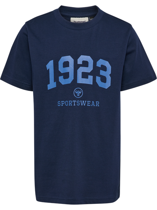 hmlJR GRAPHIC 1923 T-SHIRT S/S, DRESS BLUES hmlJR GRAPHIC 1923 T-SHIRT S/S, DRESS BLUES, packshot