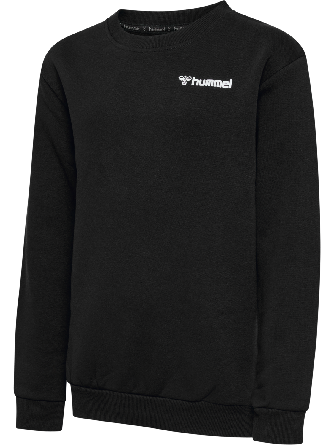 hmlMOVER COTTON SWEATSHIRT KIDS, BLACK, packshot