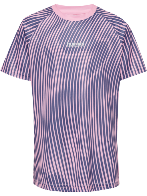 hmlJR GOAL AOP T-SHIRT S/S, PINK-A-BOO, packshot