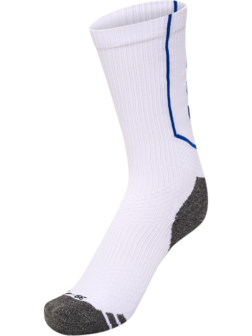 hmlPRO TRAINING SOCKS LOW, WHITE/TRUE BLUE hmlPRO TRAINING SOCKS LOW, WHITE/TRUE BLUE, packshot
