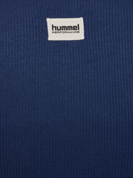 hmlPULSE SEAMLESS RIB W T-SHIRT S/S, DRESS BLUES hmlPULSE SEAMLESS RIB W T-SHIRT S/S, DRESS BLUES, packshot