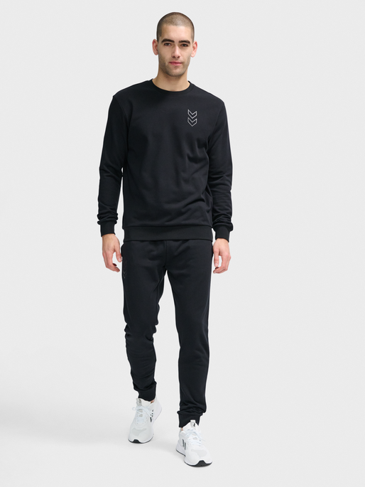 hmlACTIVE SWEATSHIRT, BLACK, model